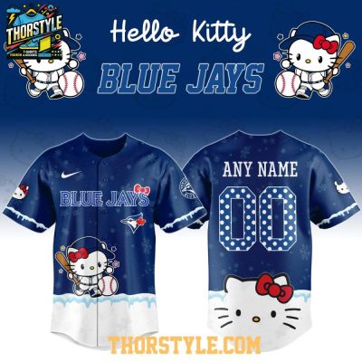 Toronto Blue Jays Hello Kitty 2026 Night New Season Personalized Baseball Jersey
