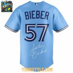 Toronto Blue Jays Justin Bieber 2025 World Series Version Baseball Jersey