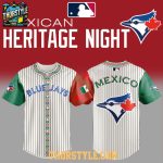 Toronto Blue Jays Mexican Heritage Night Striped Edition 2025 Baseball Jersey