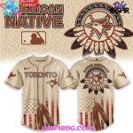 Toronto Blue Jays Native American Heritage Honor 2025 Edition Baseball Jersey