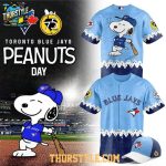 Toronto Blue Jays Peanuts Day Of Celebration 1950-2025 Baseball Jersey