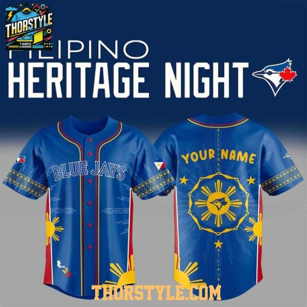 Toronto Blue Jays Pinoy Filipino Heritage 2025 Culture Baseball Jersey
