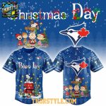 Toronto Blue Jays Snoopy Peanuts Friends Christmas Carol 2025 Baseball Jersey