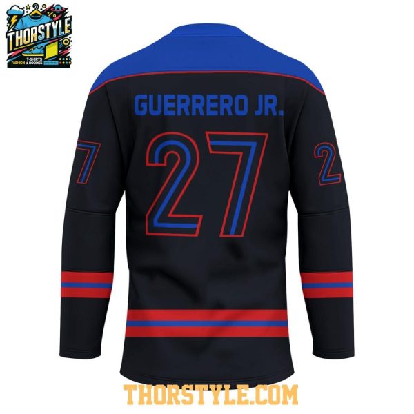 Toronto Blue Jays Vladimir Guerrero Jr. 2025 Personalized Hockey Jersey