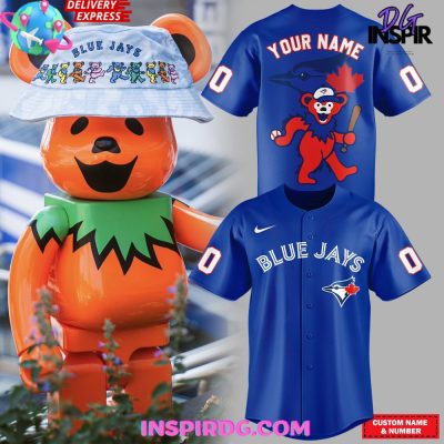 Toronto Blue Jays X Grateful Dead Custom Baseball Jersey
