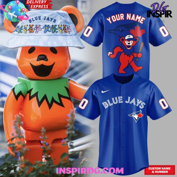 Toronto Blue Jays X Grateful Dead Custom Baseball Jersey