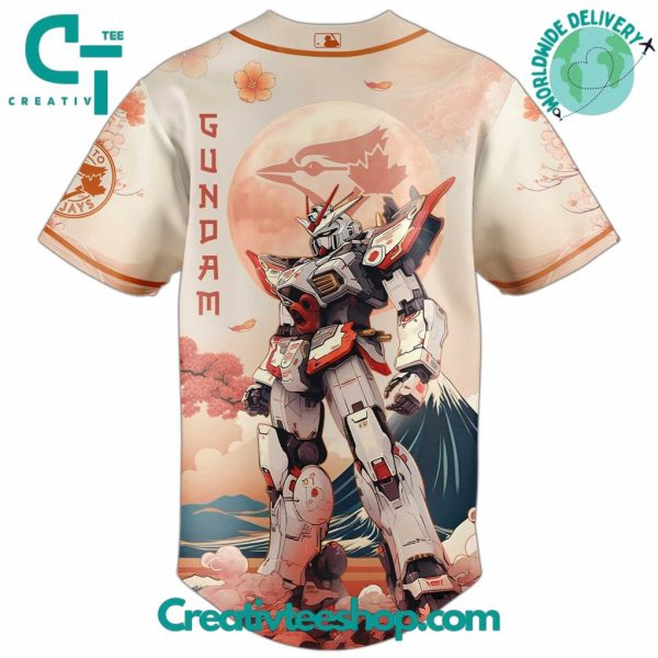 Toronto Blue Jays X Gundam Japan Edition 2025 Special Baseball Jersey