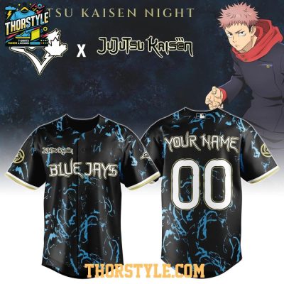 Toronto Blue Jays X Jujutsu Kaisen Night 2026 Personalized Baseball Jersey