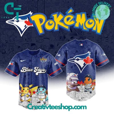 Toronto Blue Jays X Polemon Go Special Edition Baseball Jersey