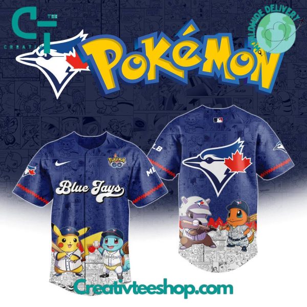 Toronto Blue Jays X Polemon Go Special Edition Baseball Jersey