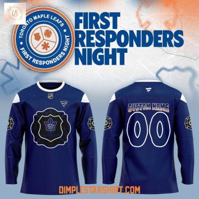 Toronto Maple Leafs First Responders Night 2026 Blue Jersey