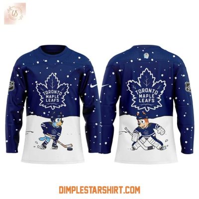 Toronto Maple Leafs X Bluey & Bingo Hockey Jersey