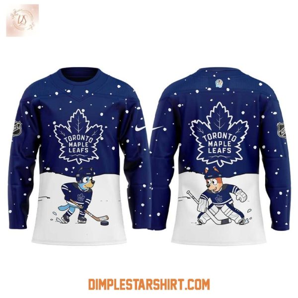 Toronto Maple Leafs X Bluey & Bingo Hockey Jersey