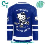 Toronto Maple Leafs X Hello Kitty 50Th Anniversary Blue Hockey Jersey