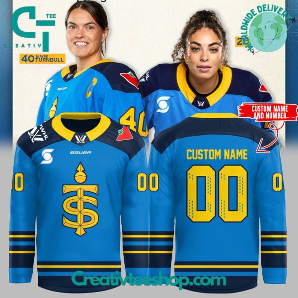 Toronto Sceptres 2024 Limited Edition Blue Hockey Jersey