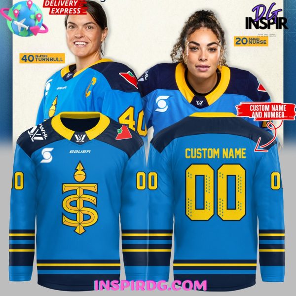Toronto Sceptres New Season 2024/25 Special Blue Hockey Jersey