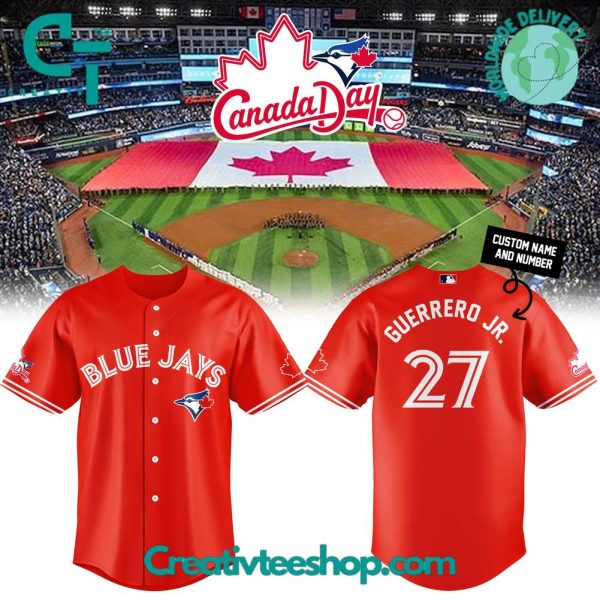Toronto Blue Jays Canada Day 2025 Special Baseball Jersey