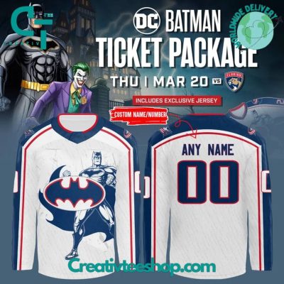 Columbus Blue Jackets X Batman Special New Hockey Jersey