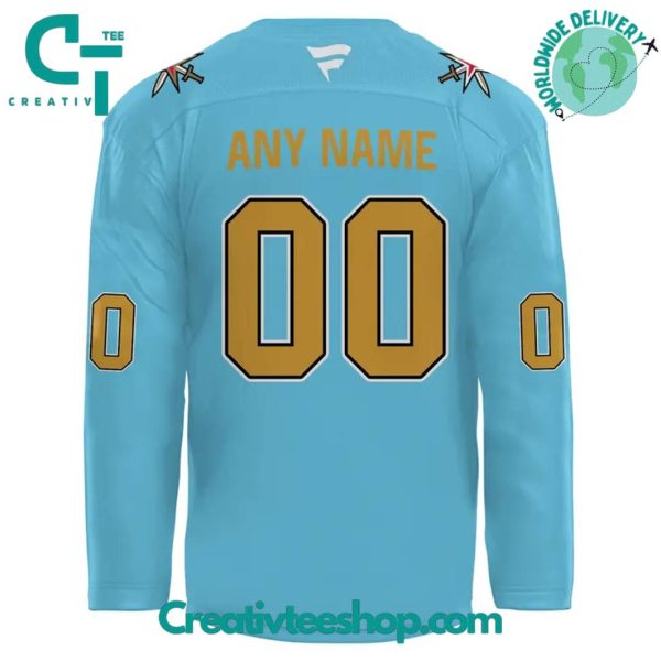 Vegas Golden Knights X Autism Awareness 2025 Special Blue Hockey Jersey