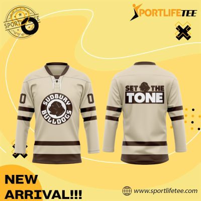 Vintage Blueberry Bulldogs Hockey Jersey