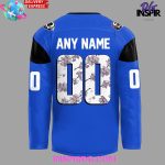 Washington Capitals Cherry Bloom 2025 Blue Jersey