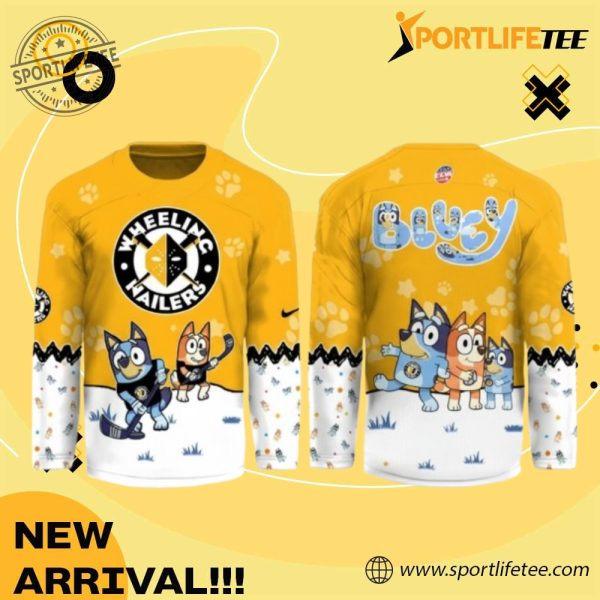 Wheeling Nailers X Bluey Night Hockey Jersey