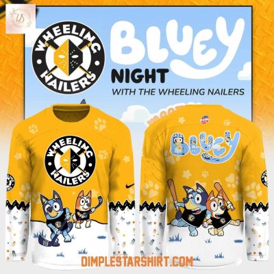 Wheeling Nailers X Bluey Night Hockey Jersey