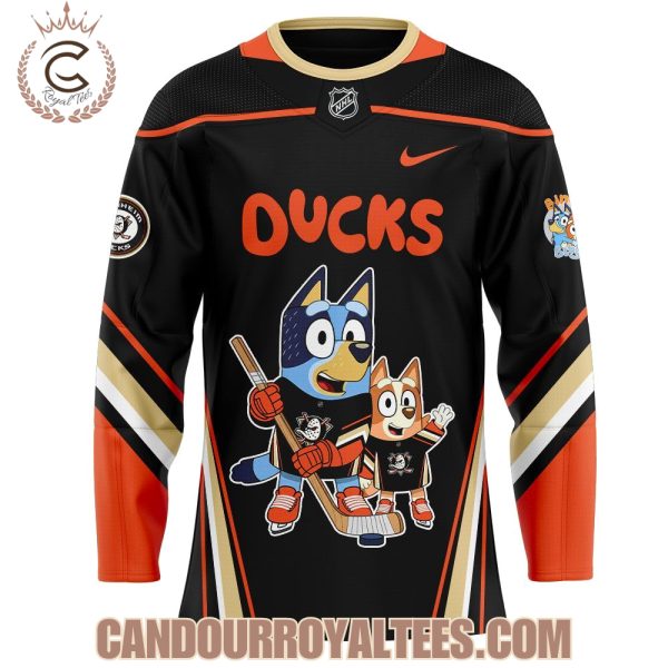 Anaheim Ducks Bluey And Bingo Jersey