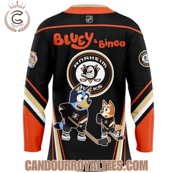 Anaheim Ducks Bluey And Bingo Jersey