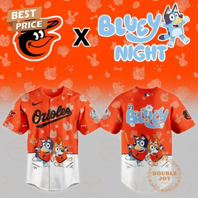 Baltimore Orioles Mlb X Bluey Night 2025 Limited Edition Baseball Jersey