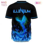 Illenium Phoenix Graphic T-Shirt – Vibrant Blue Flame Design By Haotees
