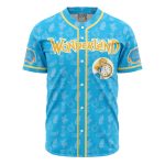 Wonderland Blue Baseball Jersey – Whimsical Design, Comfortable Fit, Perfect For Fans!