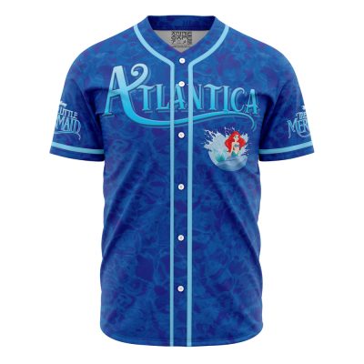 Limited Edition Blue Mermaid Baseball Jersey – Dive Into Style With Nautical Vibes!