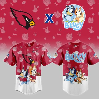 Cardinals X Bluey Kids' Jersey - Fun Sportswear For Young Fans!