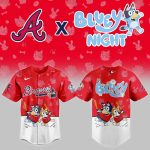 Limited Edition Braves X Bluey Night Jersey – Perfect For Fans & Collectors!