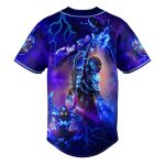Custom Blue Beetle Baseball Jersey - Personalized Name & Number - Vibrant Hero Design