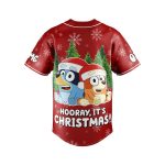 Festive Bluey Christmas Baseball Jersey – Kids Holiday Shirt Gift 🎄