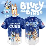 Bluey & Bingo Chicago Cubs Kids Jersey – Fun Mlb Apparel For Little Fans!
