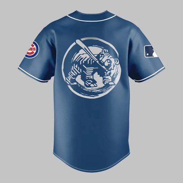 Limited Edition Cubs Tokyo Baseball Jersey – Stylish Blue With Unique Graphics
