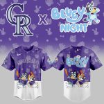 Exclusive Colorado Baseball X Bluey Night Jersey – Kids' Limited Edition Fun!