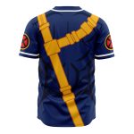 Unisex Blue Superhero Costume Baseball Jersey - Cosplay Style Sports Shirt