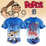 Limited Edition Popeye Tigers Jersey - Blue Baseball Shirt For Fans & Collectors