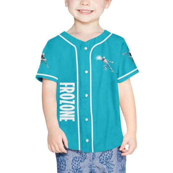 Customizable Blue Baseball Jersey For Kids/Youth/Adults - Add Name & Number!