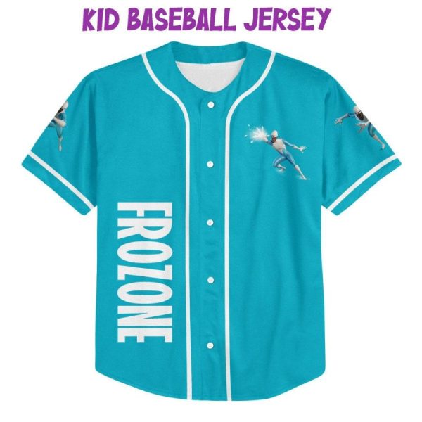 Customizable Blue Baseball Jersey For Kids/Youth/Adults - Add Name & Number!