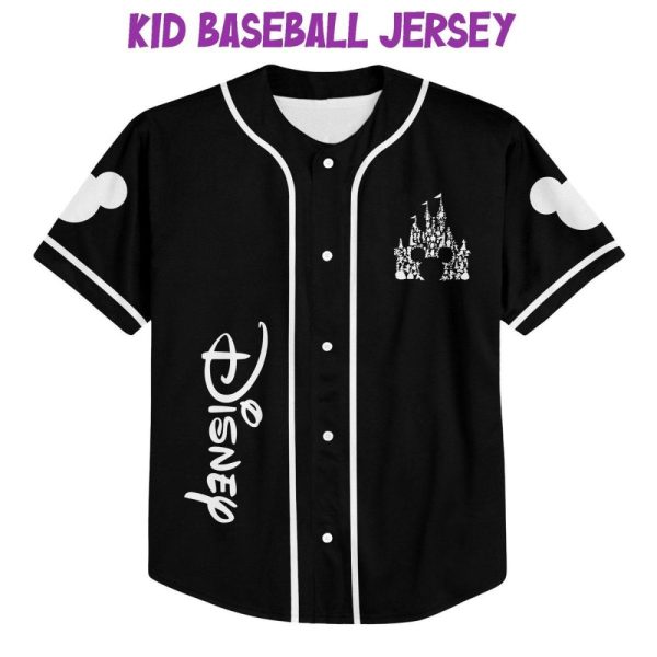 Custom Disney Baseball Jersey - Personalized Name & Number For Kids/Youth/Adults