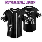 Custom Disney Baseball Jersey - Personalized Name & Number For Kids/Youth/Adults