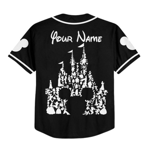Custom Disney Baseball Jersey - Personalized Name & Number For Kids/Youth/Adults