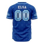 Snow Queens Blue Baseball Jersey - Stylish Frosted Design For Fans