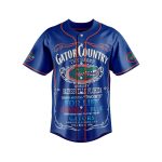 Florida Gators Baseball Jersey - Officially Licensed Swamp Design, Orange & Blue, Unisex Sports Fan Apparel