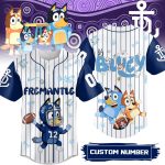 Custom Bluey Fremantle Jersey - Personalize With Your Number - Kids & Adults Sizes